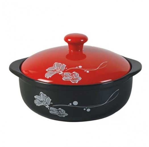 Flameproof Ceramic Stewpot 3 0 Litre Takahi Kitchen Household